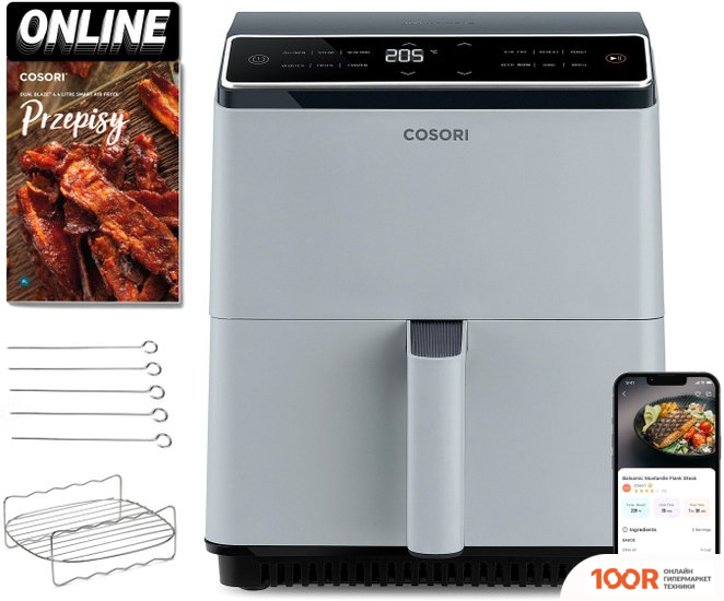 Аэрогриль / фритюрница Cosori DUAL BLAZE AIR FRYER CAF-P583S-AEUR (330354)