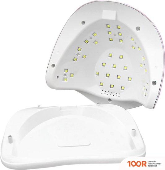 Аппарат для маникюра и педикюра Global Fashion RAINBOW SUN X PINK ДЛЯ НОГТЕЙ LED/UV 54W (РОЗОВАЯ) (330167)