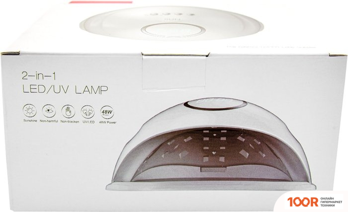 Аппарат для маникюра и педикюра Global Fashion LAMP S5 ДЛЯ НОГТЕЙ LED/UV 48W (БЕЛАЯ) (330165)