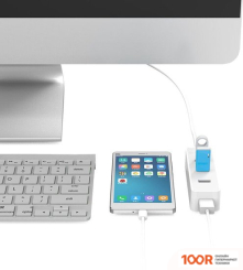 Хаб / Док-станция Orico W5PH4-U32-WH (330083)