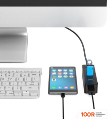 Хаб / Док-станция Orico W5PH4-U32-BK (330082)