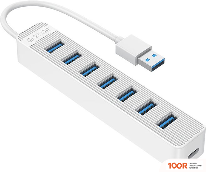 Хаб / Док-станция Orico TWU3-7A-WH (330078)