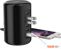 Хаб / Док-станция Orico RH4CS-BK (330075)