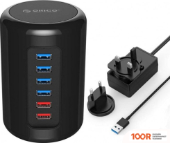 Хаб / Док-станция Orico RH4CS-BK (330075)