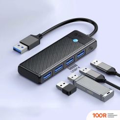 Хаб / Док-станция Orico PAPW4A-U3-015-BK-EP (330074)