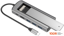 Хаб / Док-станция Lalaunicky FX-2303 TYPE-C 6IN1 (330061)