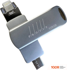 USB Flash Profit PD333 128GB (СЕ­РЕБ­РИ­СТЫЙ) (329948)