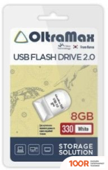 USB Flash OltraMax 330 8GB (БЕЛЫЙ) (329918)