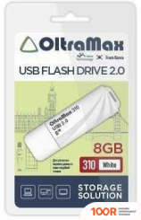 USB Flash OltraMax 310 8GB (БЕЛЫЙ) (329900)