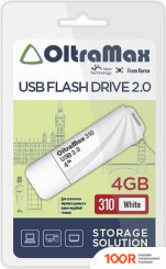 USB Flash OltraMax 310 4GB (БЕЛЫЙ) (329892)