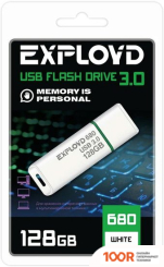 USB Flash Exployd 680 128GB (БЕЛЫЙ) (329762)
