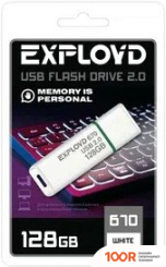 USB Flash Exployd 670 128GB (БЕЛЫЙ) (329750)