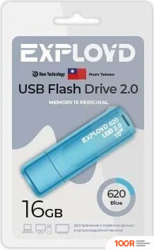 USB Flash Exployd 620 16GB (СИНИЙ) (329701)