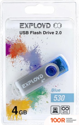 USB Flash Exployd 530 4GB (СИНИЙ) (329684)