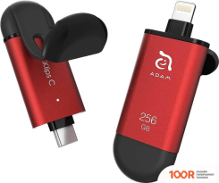 USB Flash Adam Elements IKLIPS C 256GB (КРАСНЫЙ) (329629)