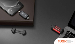 USB Flash Adam Elements IKLIPS C 128GB (СЕРЫЙ) (329628)