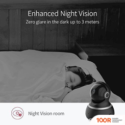 IP-камера YI 1080P DOME CAMERA МЕЖДУНАРОДНАЯ ВЕРСИЯ (ЧЕРНЫЙ) (329534)