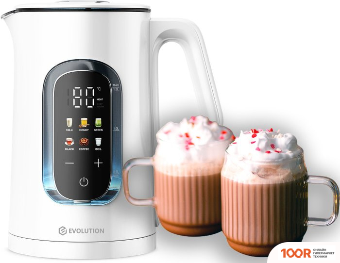 Evolution KG15153 LCD + НАБОР КРУЖЕК MAKKUA CUP COZYDAY MC270 (324235)