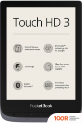 PocketBook TOUCH HD 3 (СЕРЫЙ) (323125)