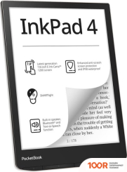 PocketBook 743G INKPAD 4 (ЧЕРНЫЙ/СЕРЕБРИСТЫЙ) (323117)