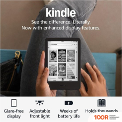 Amazon KINDLE PAPERWHITE 2024 16GB AD-SUPPORTED (ЧЕРНЫЙ) (322979)