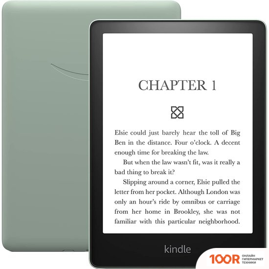 Amazon KINDLE PAPERWHITE 2022 16GB AD-SUPPORTED (ЗЕЛЕНЫЙ) (322972)