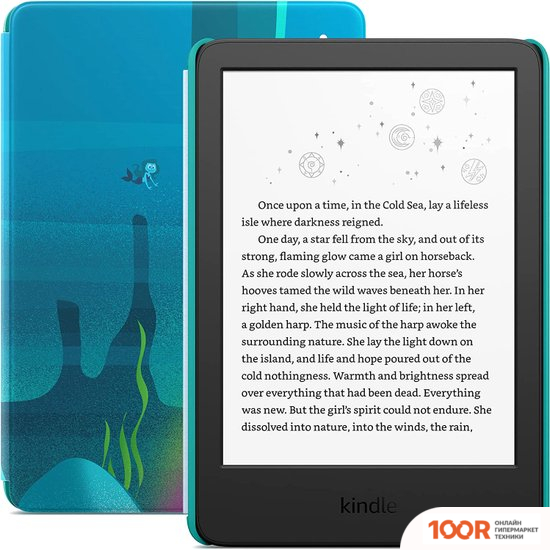 Amazon KINDLE KIDS 2022 (БИРЮЗОВЫЙ, С ОБЛОЖКОЙ OCEAN EXPLORER) (322960)