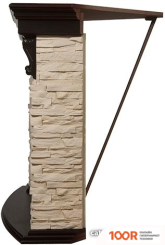 Firelight TORRE CLASSIC U (УГЛОВОЙ, КАМЕНЬ СЛОНОВАЯ КОСТЬ/ШПОН ТЕМНЫЙ ДУ) (322477)