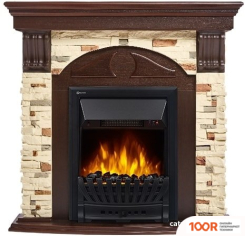 Firelight TORRE CLASSIC (КАМЕНЬ СЛАНЕЦ НАТУРАЛЬНЫЙ/ШПОН ТЕМНЫЙ ДУБ) (322474)