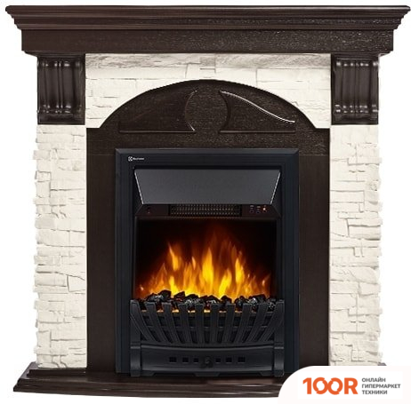 Firelight TORRE CLASSIC (КАМЕНЬ БЕЛЫЙ/ШПОН ВЕНГЕ) (322471)