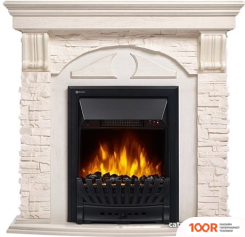 Firelight TORRE CLASSIC (КАМЕНЬ БЕЛЫЙ/ШПОН БЕЛЕНЫЙ ДУБ) (322470)