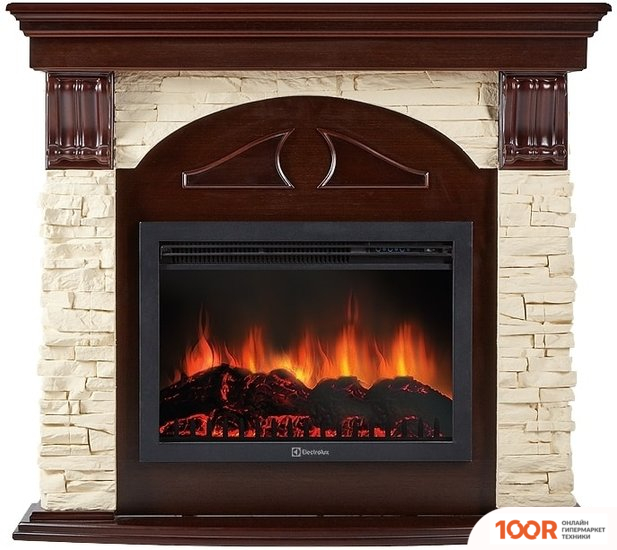 Firelight TORRE 30S (КАМЕНЬ СЛОНОВАЯ КОСТЬ/ШПОН ТЕМНЫЙ ДУБ) (322468)