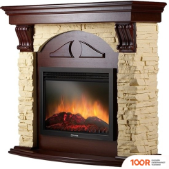 Firelight TORRE 30S (КАМЕНЬ СЛОНОВАЯ КОСТЬ/ШПОН ТЕМНЫЙ ДУБ) (322468)