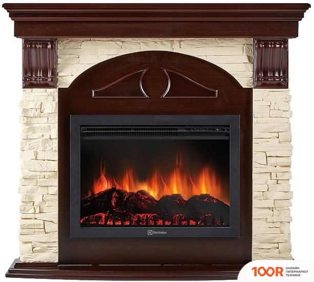 Firelight TORRE 25S (КАМЕНЬ СЛОНОВАЯ КОСТЬ/ШПОН ТЕМНЫЙ ДУБ) (322460)