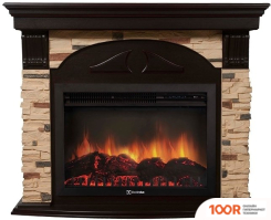 Firelight TORRE 25S (КАМЕНЬ СЛАНЕЦ НАТУРАЛЬНЫЙ/ШПОН ТЕМНЫЙ ДУБ) (322458)