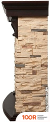 Firelight TORRE 25S (КАМЕНЬ СЛАНЕЦ НАТУРАЛЬНЫЙ/ШПОН ТЕМНЫЙ ДУБ) (322458)