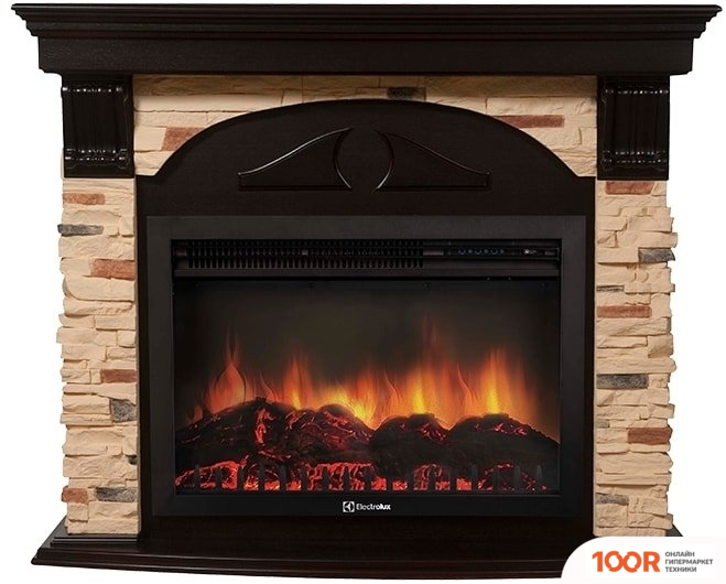 Firelight TORRE 25S (КАМЕНЬ СЛАНЕЦ НАТУРАЛЬНЫЙ/ШПОН ВЕНГЕ) (322457)