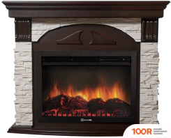 Firelight TORRE 25S (КАМЕНЬ БЕЛЫЙ/ШПОН ТЕМНЫЙ ДУБ) (322456)