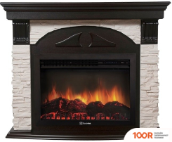 Firelight TORRE 25S (КАМЕНЬ БЕЛЫЙ/ШПОН ВЕНГЕ) (322455)