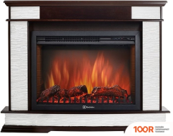 Firelight SCALA 25 (КАМЕНЬ СЛАНЕЦ СКАЛИСТЫЙ БЕЛЫЙ/ШПОН ТЁМНЫЙ ДУБ) (322442)