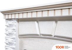 Firelight PORTO CLASSIC (КАМЕНЬ БЕЛЫЙ/ШПОН БЕЛЕНЫЙ ДУБ) (322435)