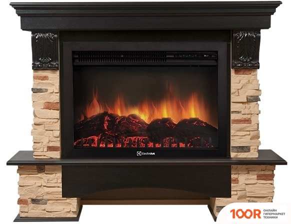 Firelight PIETRA 25S (КАМЕНЬ СЛАНЕЦ НАТУРАЛЬНЫЙ/ШПОН ВЕНГЕ) (322423)