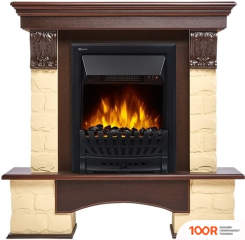 Firelight FORTE CLASSIC (КАМЕНЬ БЕЖЕВЫЙ/ШПОН ТЕМНЫЙ ДУБ) (322376)