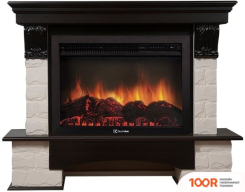 Firelight FORTE 30S (КАМЕНЬ БЕЛЫЙ/ШПОН ТЕМНЫЙ ДУБ) (322373)