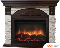 Firelight FORTE 30S (КАМЕНЬ БЕЛЫЙ/ШПОН ТЕМНЫЙ ДУБ) (322373)