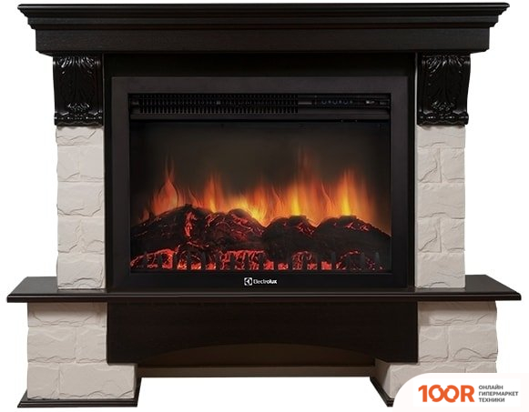 Firelight FORTE 30S (КАМЕНЬ БЕЛЫЙ/ШПОН ВЕНГЕ) (322372)