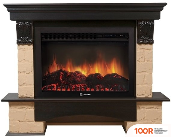 Firelight FORTE 30S (КАМЕНЬ БЕЖЕВЫЙ/ШПОН ВЕНГЕ) (322369)