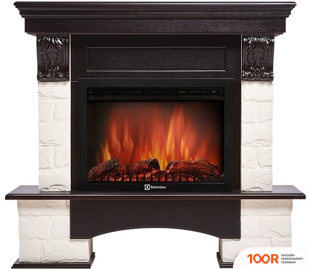 Firelight FORTE 25S (КАМЕНЬ БЕЛЫЙ/ШПОН ВЕНГЕ) (322366)