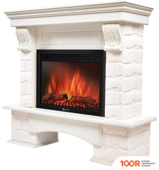 Firelight FORTE 25S (КАМЕНЬ БЕЛЫЙ/ШПОН БЕЛЕНЫЙ ДУБ) (322365)