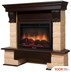 Firelight FORTE 25S (КАМЕНЬ БЕЖЕВЫЙ/ШПОН ТЕМНЫЙ ДУБ) (322364)